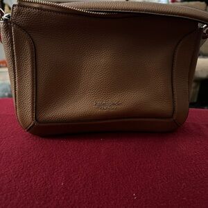 Kate Spade Tan Pebbled Leather Crossbody Bag